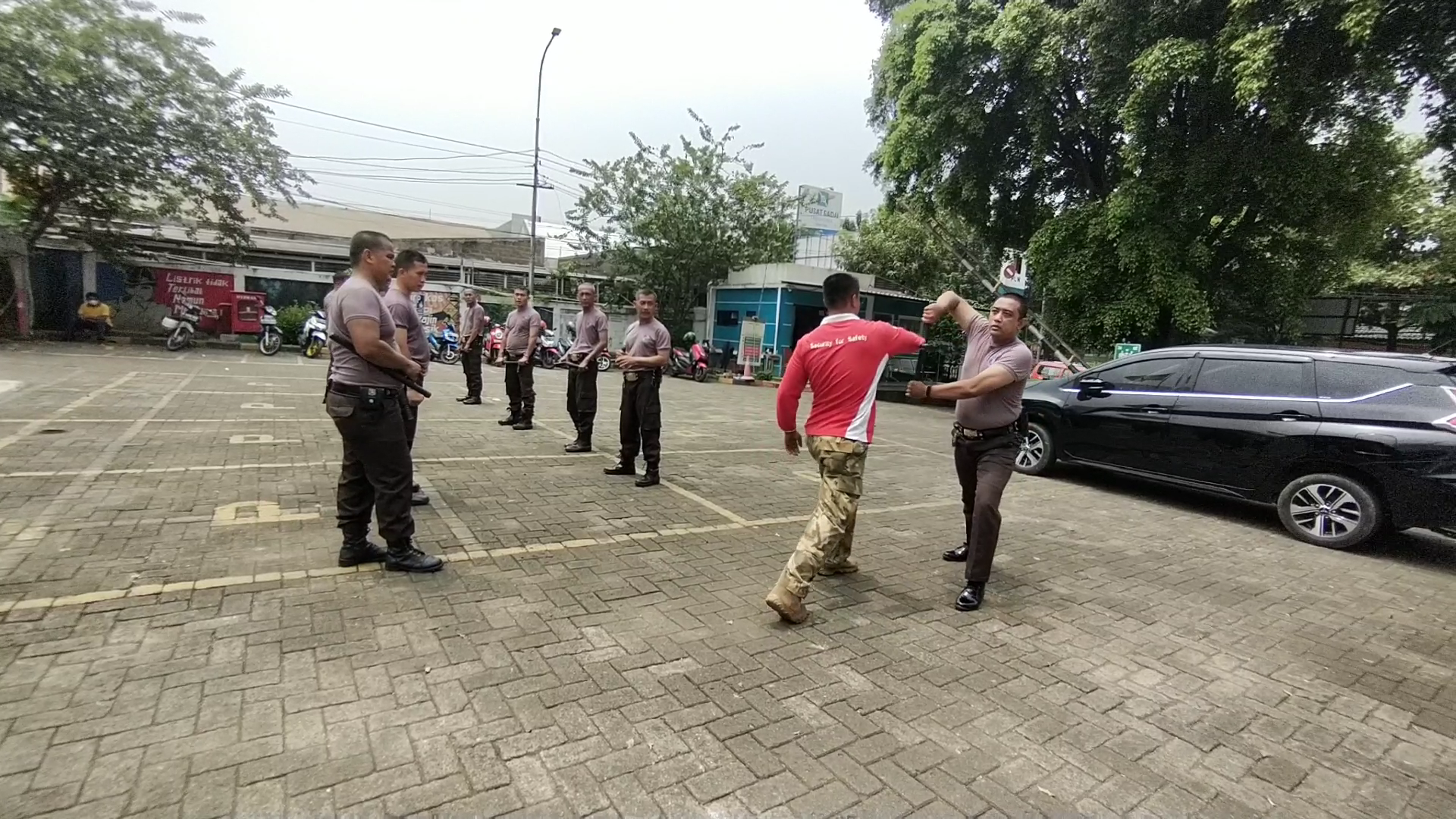 Pelatihan  Kesamaptaan PLN UP3 Pondok Gede.